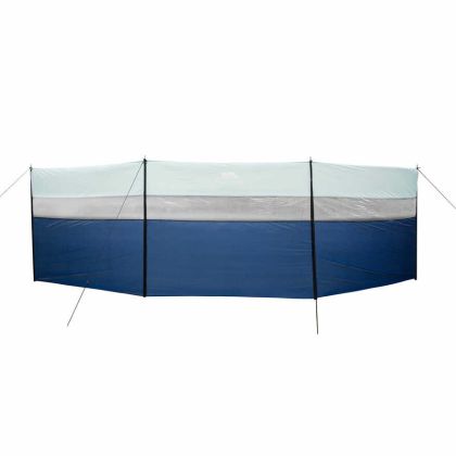 Trespass Heavy Duty 5m x 1.4m Windbreak in Blue, Front view