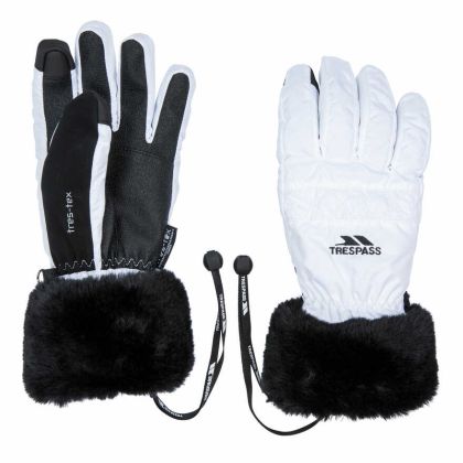 Adults Gloves in White Yanki
