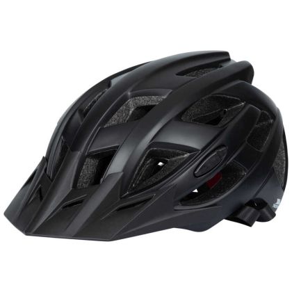 Trespass Adults' Lightweight Bike Helmet Zprokit  - BLY, Angled view of helmet