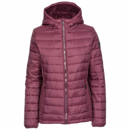 Valerie Women's Padded Jacket - FIG, Front view on mannequin