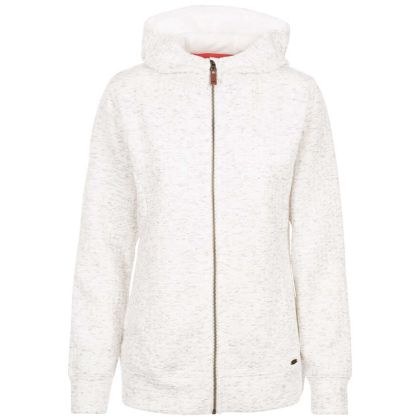Trespass Womens Zip Up Hoodie Winnie White