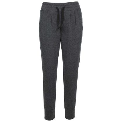 TRESPASS FEMALE LOUNGEWEAR PANT ALURA - DARK GREY MARL L, Front view on mannequin