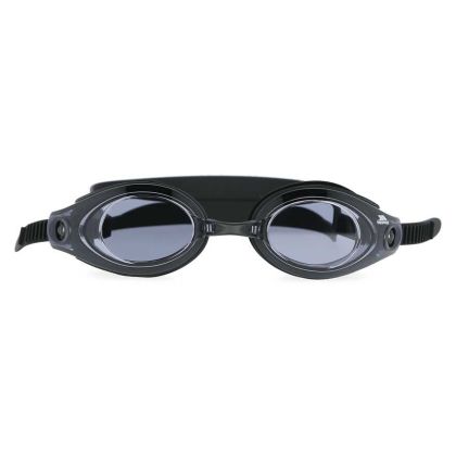 Trespass Unisex Swimming Goggles Aquatic C - BLK, Front view