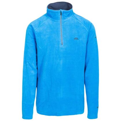 Trespass Mens 1/2 Zip Microfleece in Blue Blackford