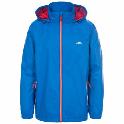 Briar Men's Waterproof Jacket in Blue, Front view on mannequin
