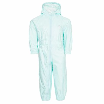Trespass Babies Rain Suit Button in Light Green