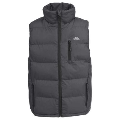 Trespass Mens Padded Gilet in Grey Clasp