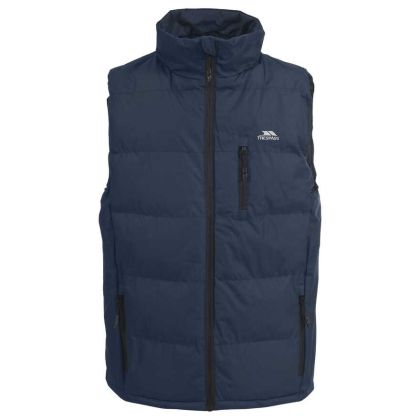 Trespass Mens Padded Gilet in Navy Clasp