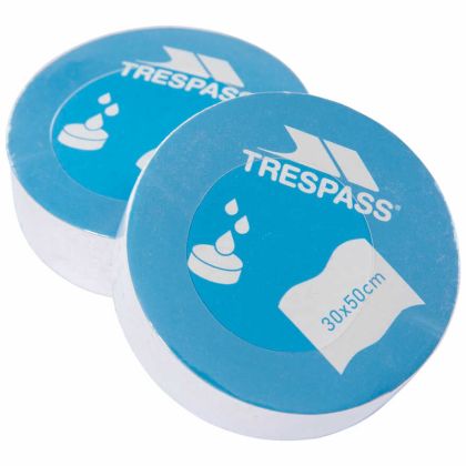 Trespass Compressed Towels 2 Set in White