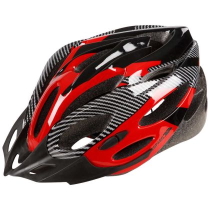 Trespass Adult Safety Helmet Crankster - RDX, Angled view of helmet