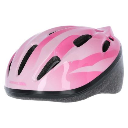 Cranky Kids' Bike Helmet in Pink, Back view of helmet