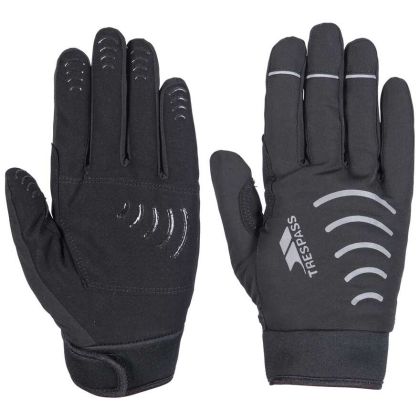 Trespass Adults Waterproof Gloves in Black Crossover