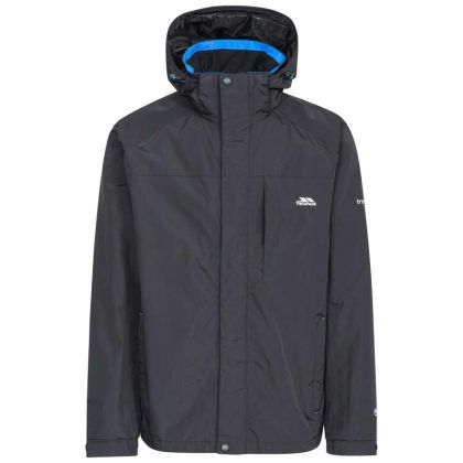 Trespass Mens Waterproof Jacket Edwards II in Black
