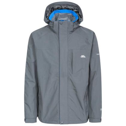 Trespass Mens Waterproof Jacket Edwards II in Grey