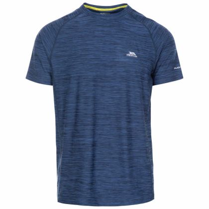 Gaffney Men's Quick Dry Active T-shirt in Navy, Front view on mannequin