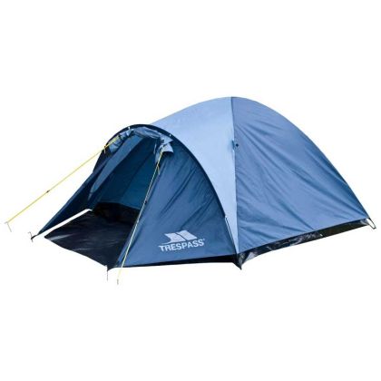 Trespass 4 Man Waterproof Tent Ghabhar in Blue