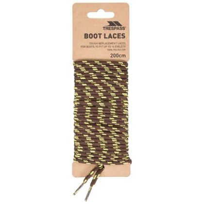 Trespass Round Laces 200cm in Brown