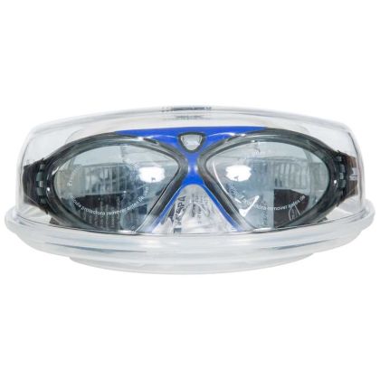 Marlin Anti-Fog Swimming Goggles in Blue, Angled view