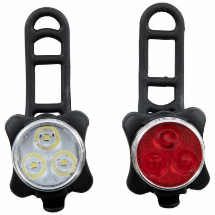 Trespass Bike Light Set in Black