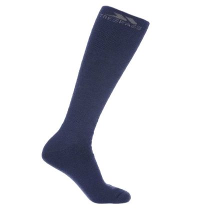 Trespass Unisex Tube Socks Tech in Navy
