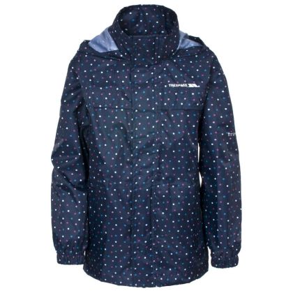 Trespass Kids Waterproof Packaway Jacket Totam in Navy