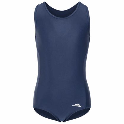 Trespass Kids Swimming Costume in Navy Wakely