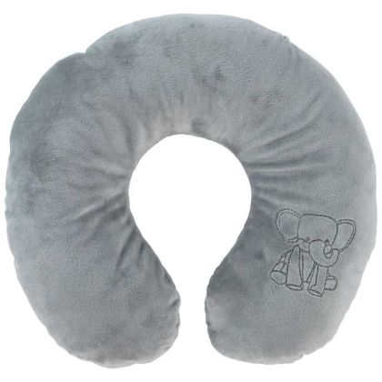 Zalika Kids' Novelty Travel Pillow in Grey, Front view